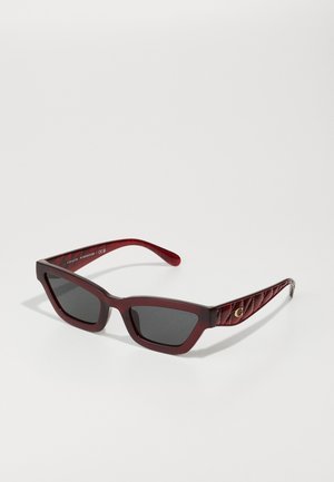 Lunettes de soleil - transparent deep red