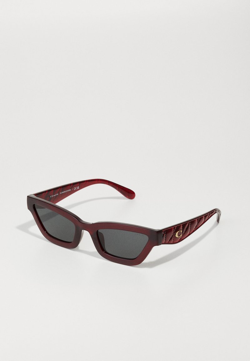 COACH Aurinkolasit - transparent deep red