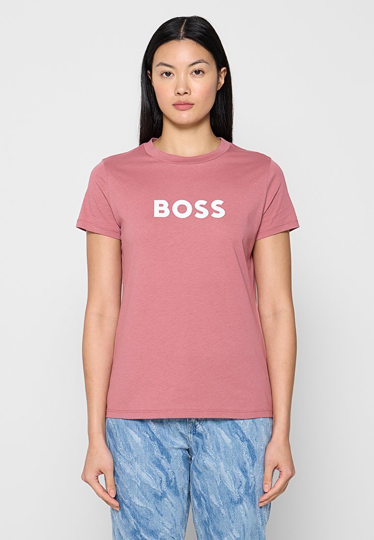 Boss T-shirt print rood Boss T-shirt print rood