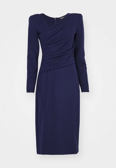 Emporio Armani VESTITO - Jersey dress - blu mezzanotte
