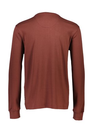 Lindbergh SOLID GRANDDAD - Langærmet T-shirt - deep burgundy