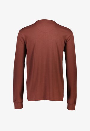 Lindbergh SOLID GRANDDAD - Langarmshirt - deep burgundy