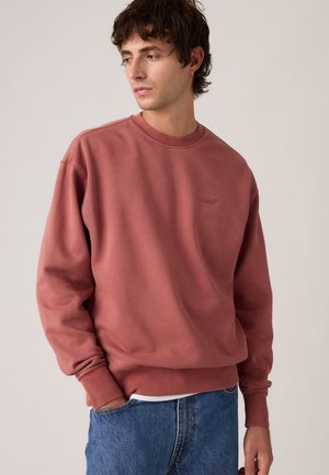 AUTHENTIC CREW - Sweatshirt - garment dye roan rouge
