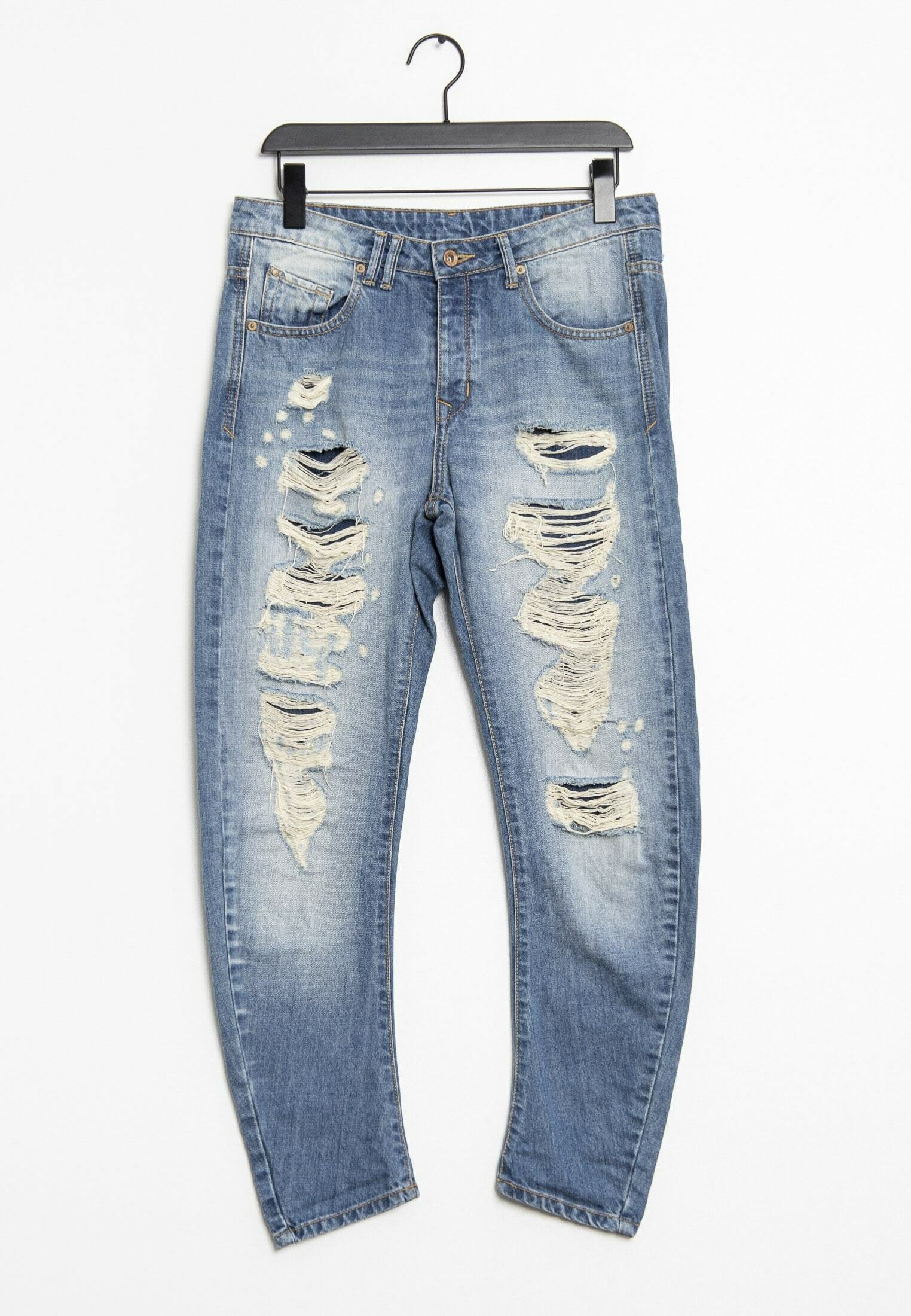 Mango Relaxed fit jeans - blue - (Pre 