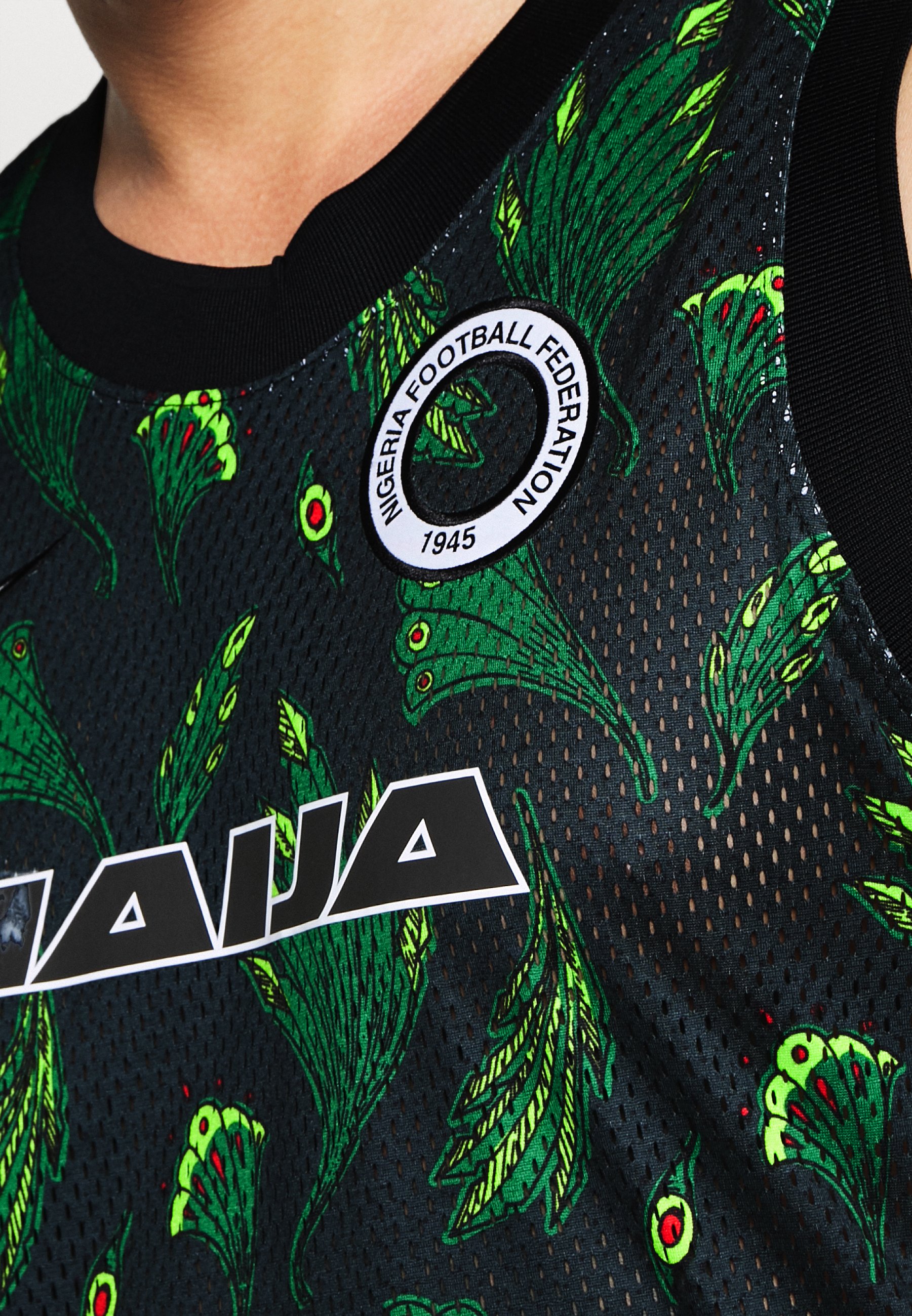 Nike Performance NIGERIA - T-shirt de sport - pine green/black/vert -  ZALANDO.FR