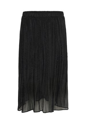 Kaffe Curve PERI - Faltenrock - black deep