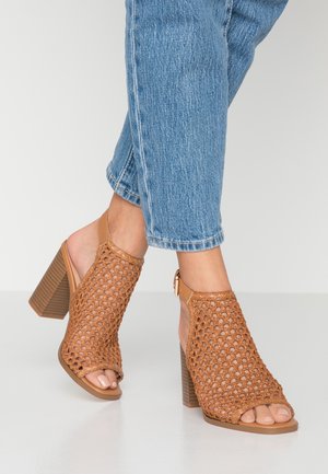 ALDO High heeled sandals - cognac