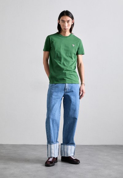 PS Paul Smith SLIM FIT ZEBRA - T-shirt basique - green