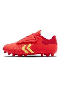 Hummel - HATTRICK MG JR UNISEX - Moulded stud football boots - haute red Thumbnail Image 1