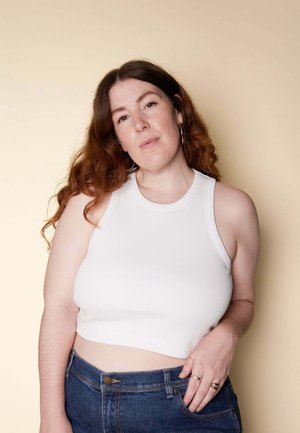 Popeia CROP - Top - white