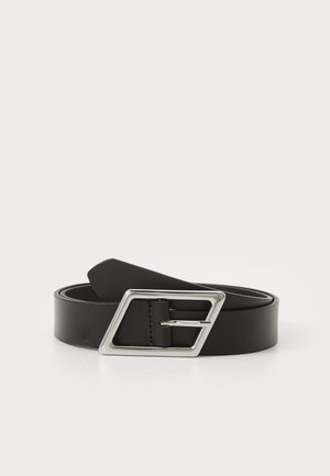LEATHER UNISEX - Remen - black