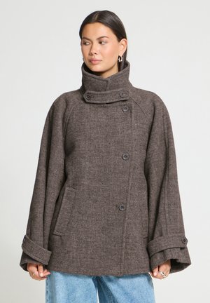 ICHI, IHGAZIVA JACKET3 - Manteau court - chocolate brown melange