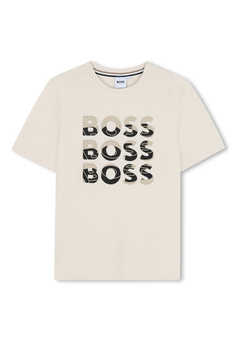 BOSS Kidswear - SHORT SLEEVES  - Print T-shirt - sand, Enlarge