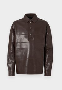 MATEO - Camicia - coffee ground