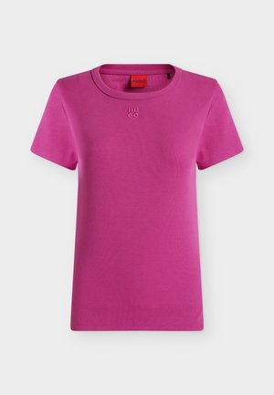 HUGO, DELORIS - T-shirt basique - dark pink