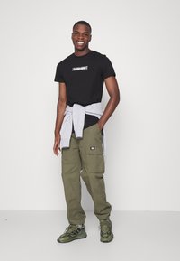Jack & Jones JJTEO TEE  - T-shirt estampada - black