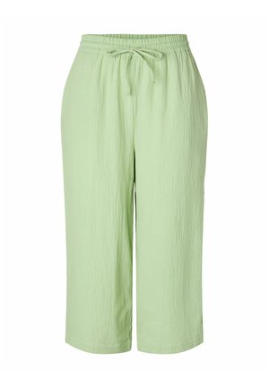 Pieces, CULOTTES PCSASTINA HW MUSSELIN - Pantalon classique - sprucestone
