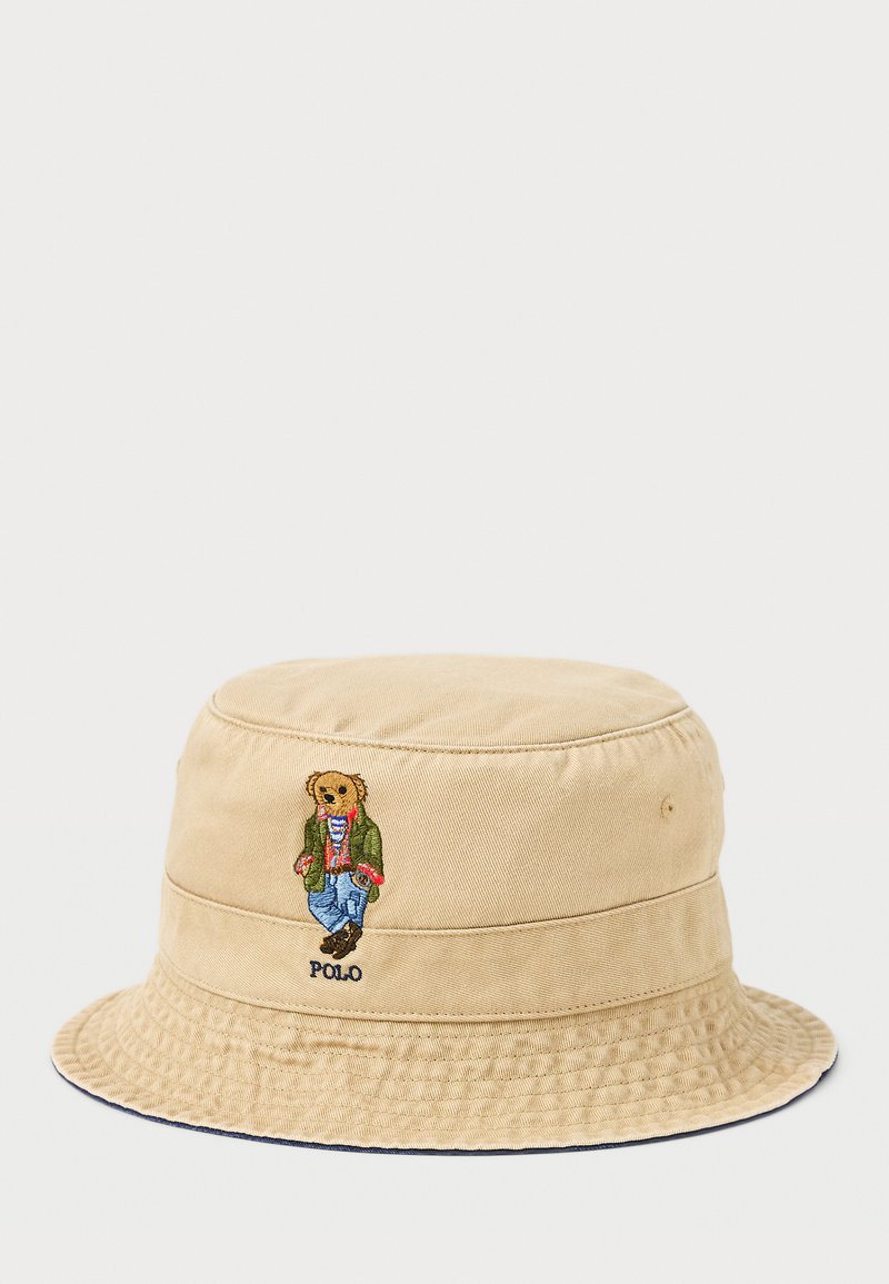 Polo Ralph Lauren - POLO BEAR TWILL BUCKET HAT UNISEX - Chapeau - cafe tan, Agrandir