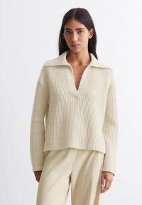 Marc O'Polo LONGSLEEVE - Πουλόβερ - stony sand
