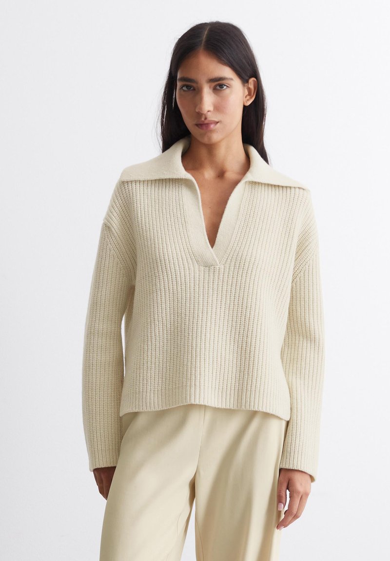 Marc O'Polo LONGSLEEVE - Πουλόβερ - stony sand