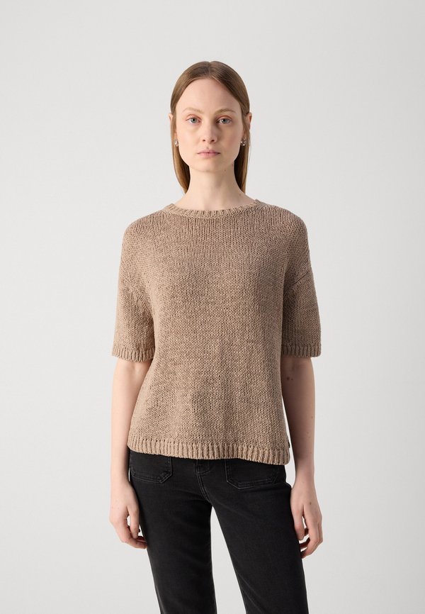 SHORT SLEEVE ROUNDNECK - Basic T-shirt - summer sand3