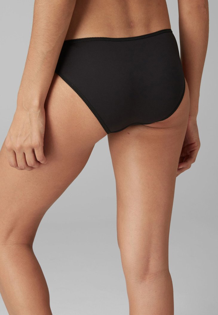 NEXT Donne – Confezione Da 5 Slip In Cotone – Nero – Taglia 42 – Biancheria Intima Morbida E Comoda
