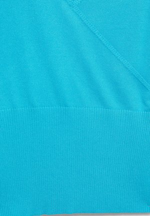 PULL&BEAR, SURPLICE NECKLINE - JUMPER - Pullover - turquoise