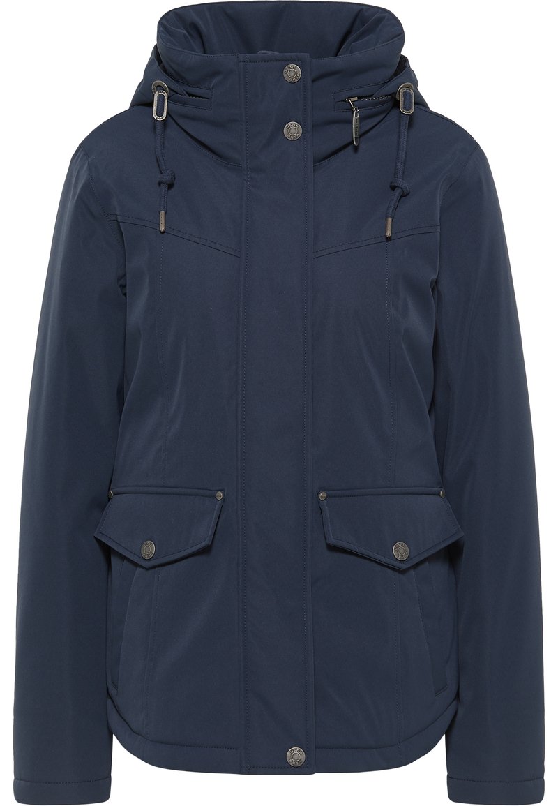 usha Wintermantel blauw