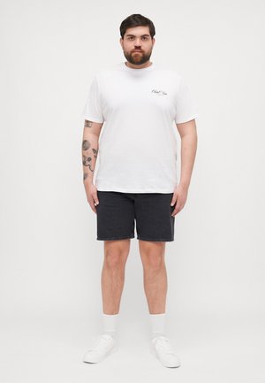 JORMARINA TEE CREW NECK 3 PACK - Marškinėliai su spaudiniu - black/bright white