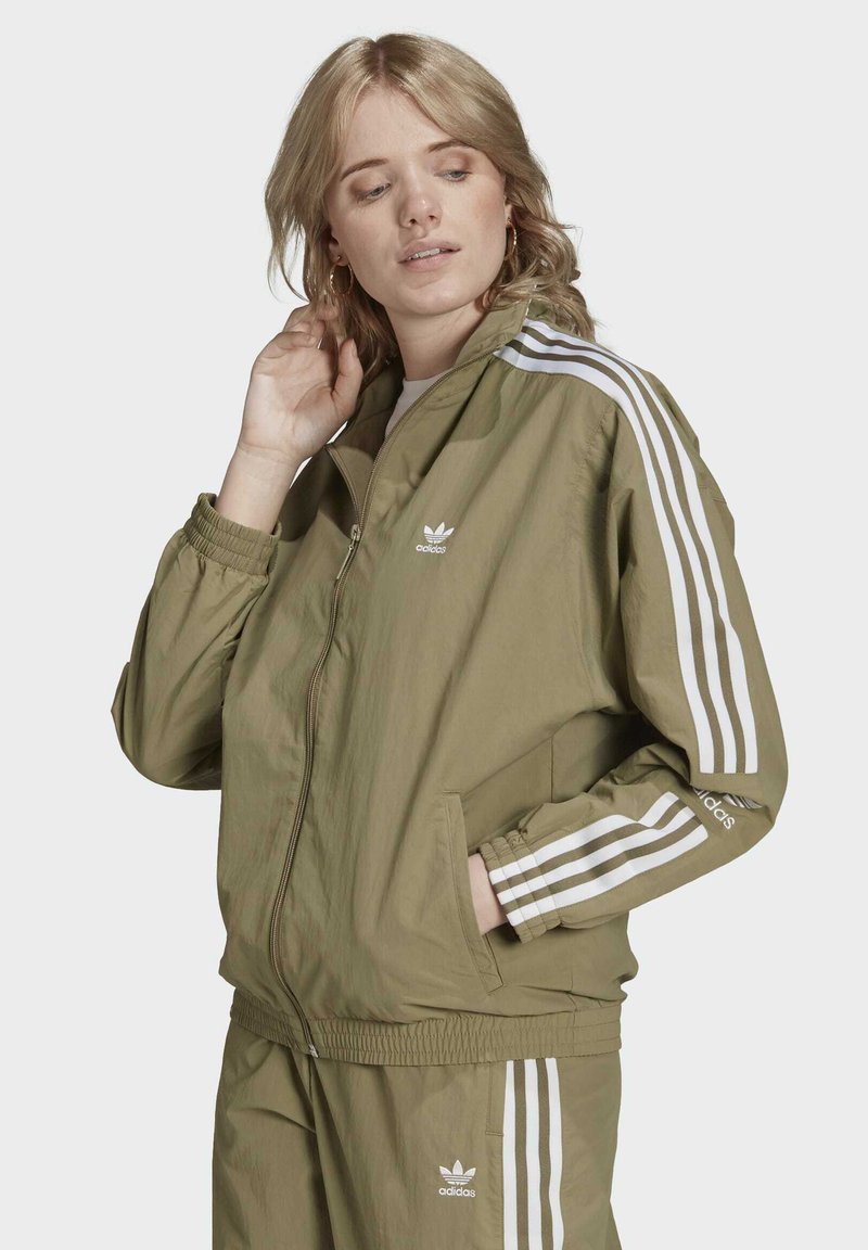 veste adidas blanche et verte