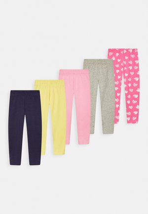 5 PACK - Leggings - Hosen - multi-coloured/dark blue/grey