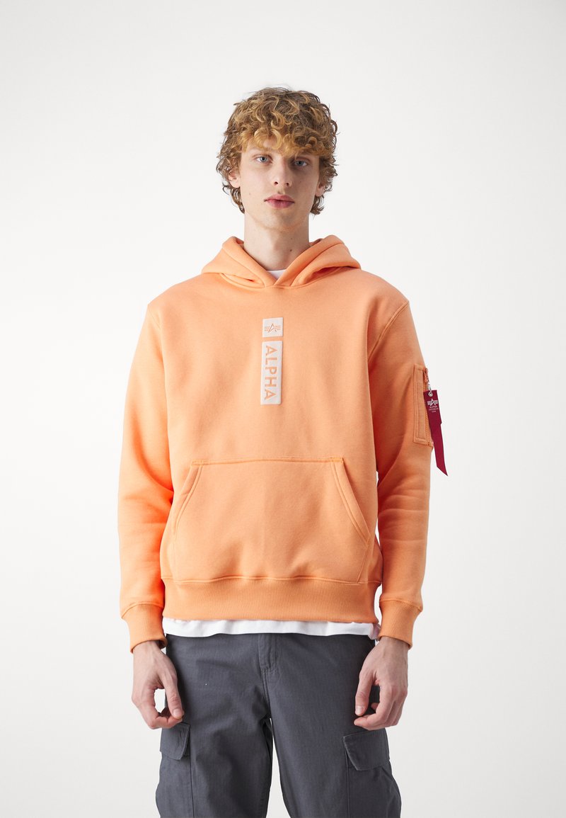 Alpha Industries HOODIE Kapuzenpullover tangerine/apricot