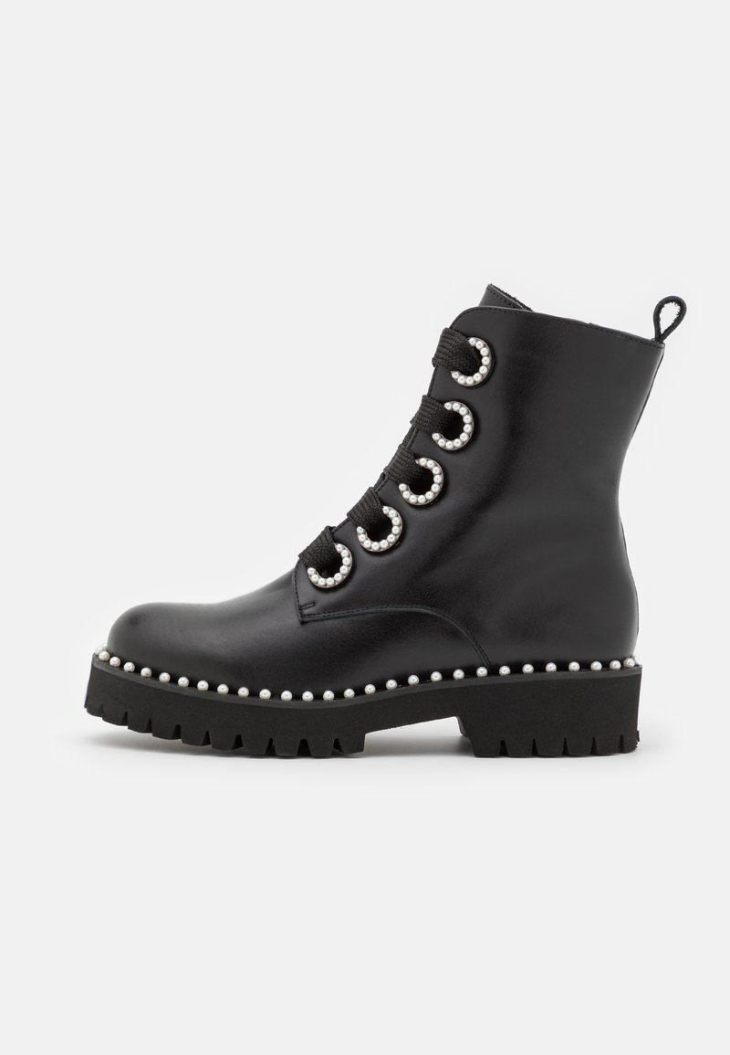 Dune London Veterboots zwart Dune London Veterboots zwart