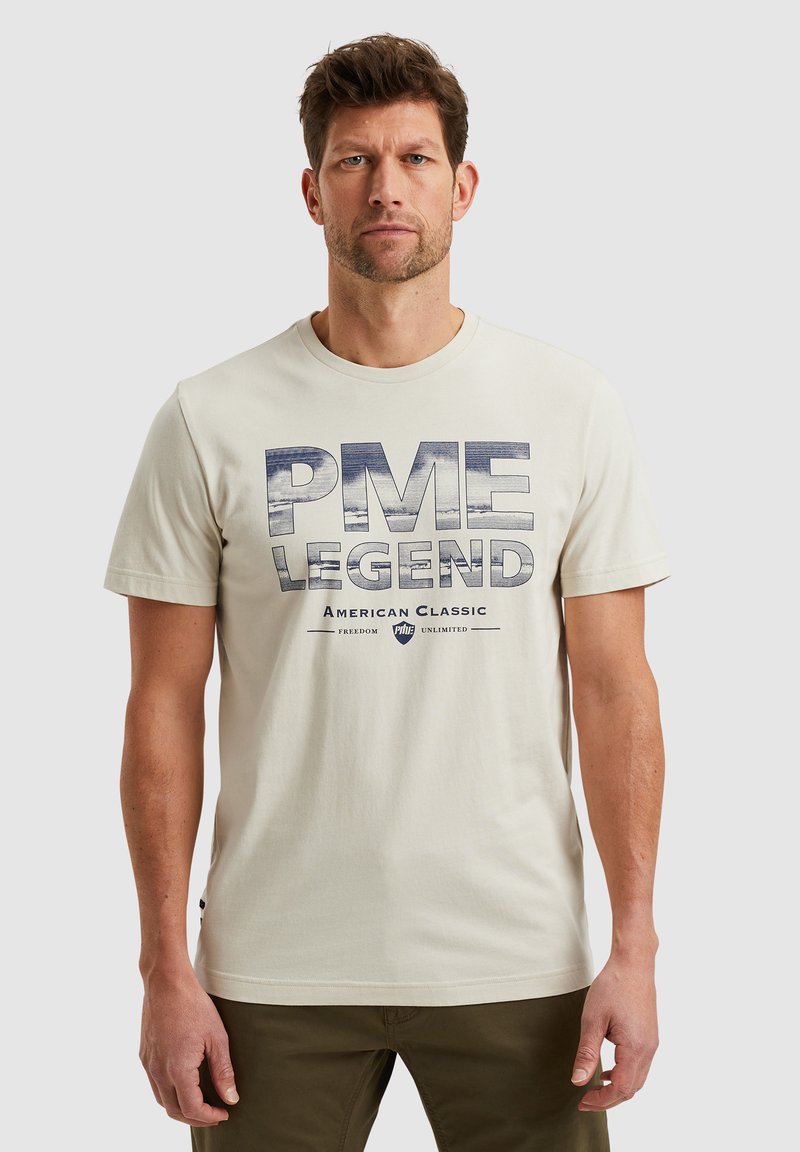 PME Legend ARTWORK - Tričko s potlačou - bone white