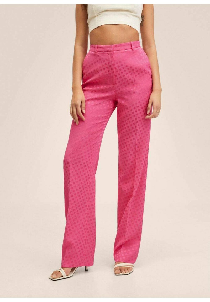 Damen Chinos | Mango TOPETE Stoffhose fuchsia/pink - IT24599 Damen Chinos | Mango TOPETE Stoffhose fuchsia/pink - IT24599