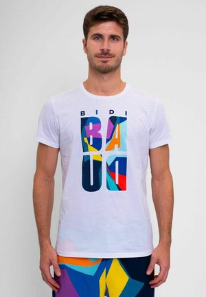 BIDI BADU Camiseta estampada - weiß