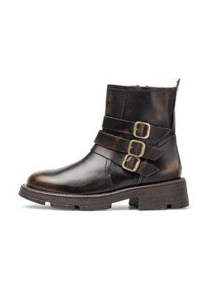 PLANO ELZE - Plateaustiefelette - marron