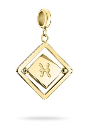 Guldkæden har en diamantform med et centralt firkantet område. Den firkantede del har et forhøjet vandsymbol og glatte, polerede kanter.