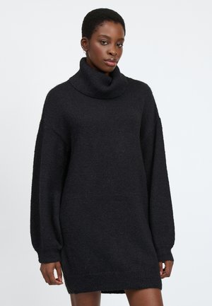 TURTLENECK MAXI - Pullover - black