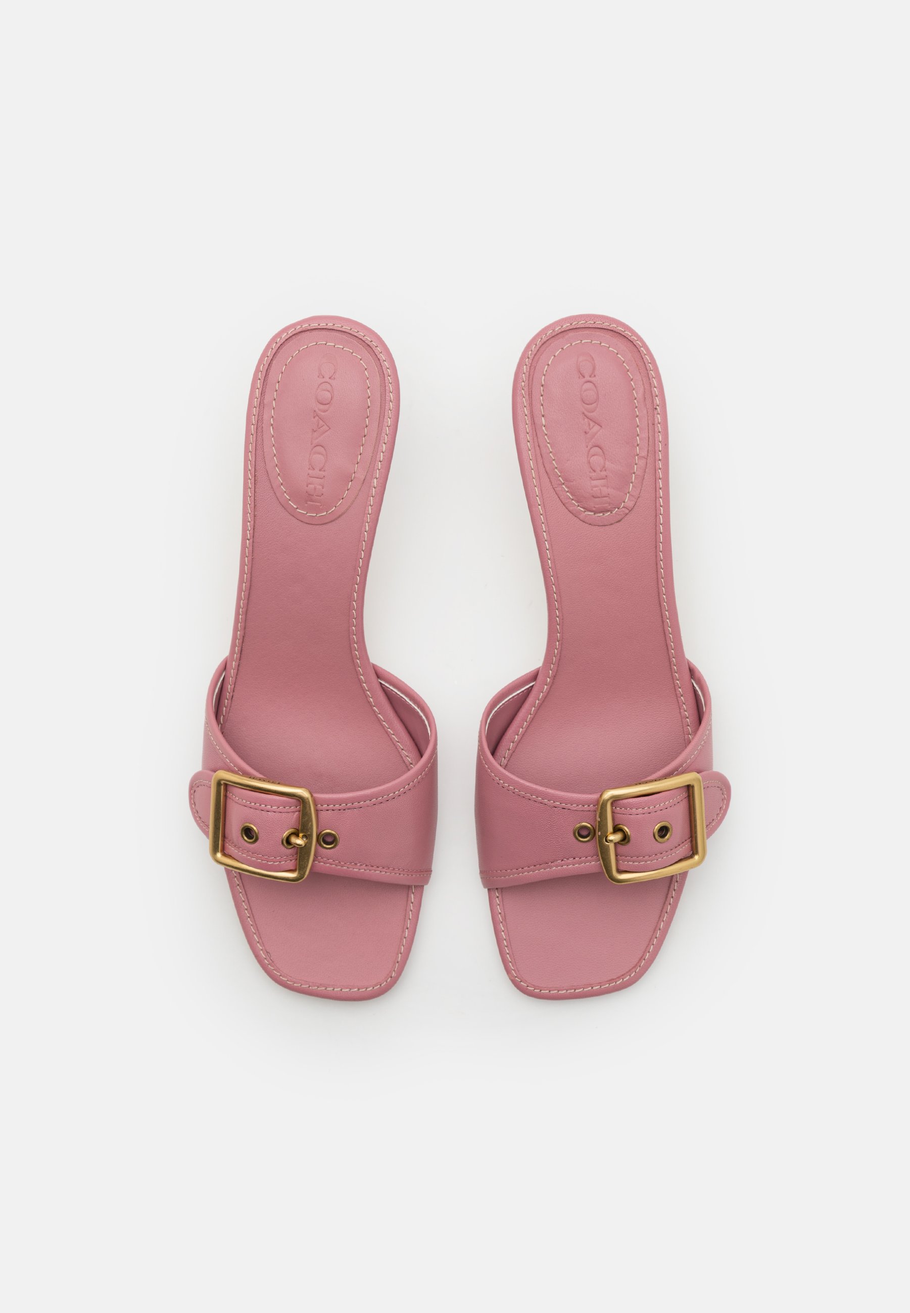 COACH MARGOT - Heeled mules - true pink/light pink - Zalando.co.uk