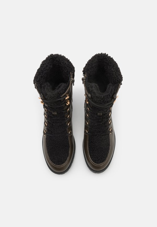 Platform ankle boots - olive2