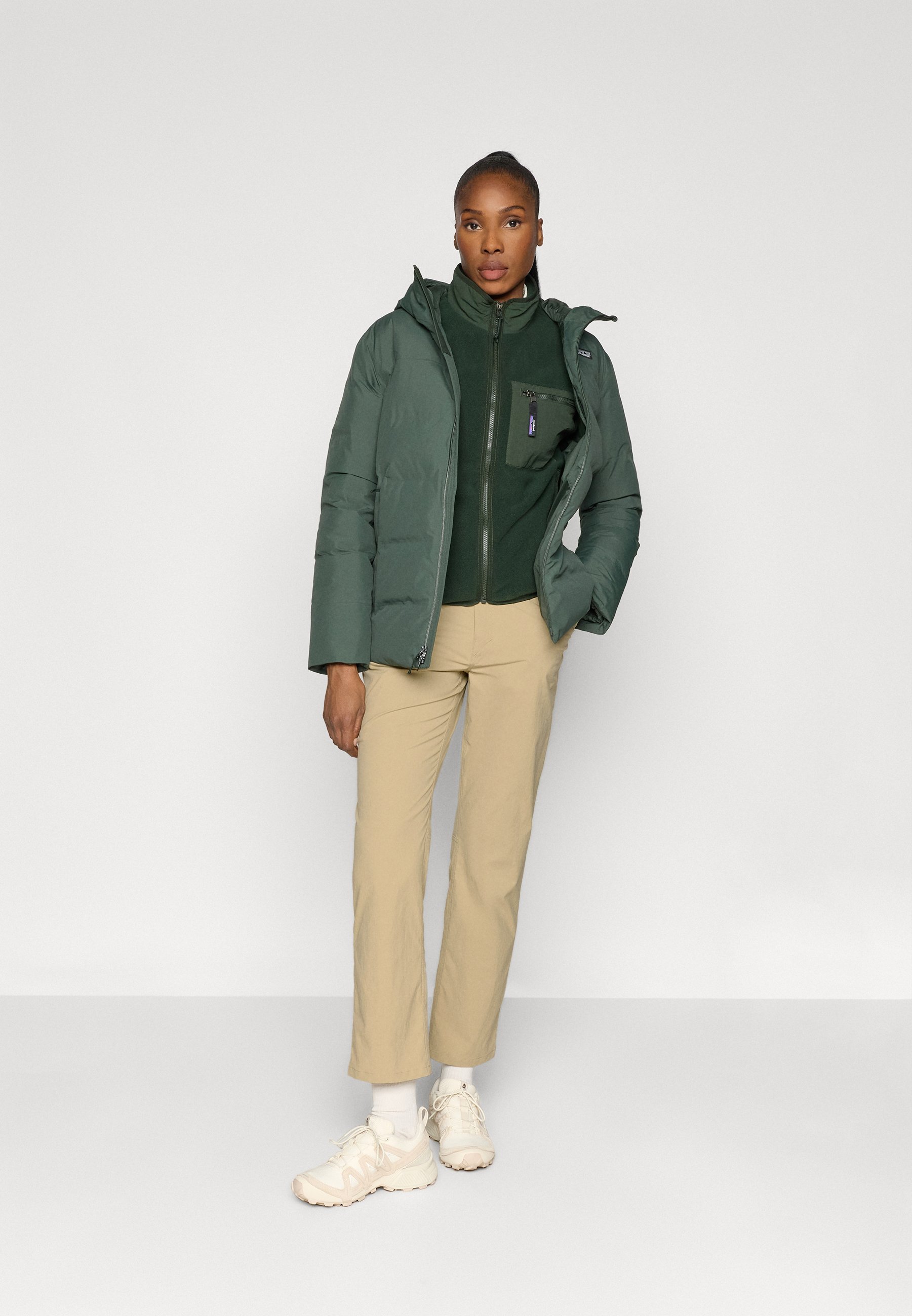 Patagonia JACKSON GLACIER - Down jacket - old growth green/green