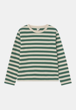 UNISEX - Long sleeved top - green/beige