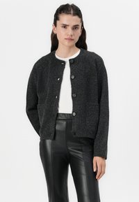 ONLY ONLPIEMONTE CARDIGAN - Vesta na kopčanje - dark grey