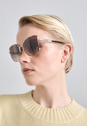 CATALONIA - Gafas de sol - light gold-coloured shiny/brown gradient