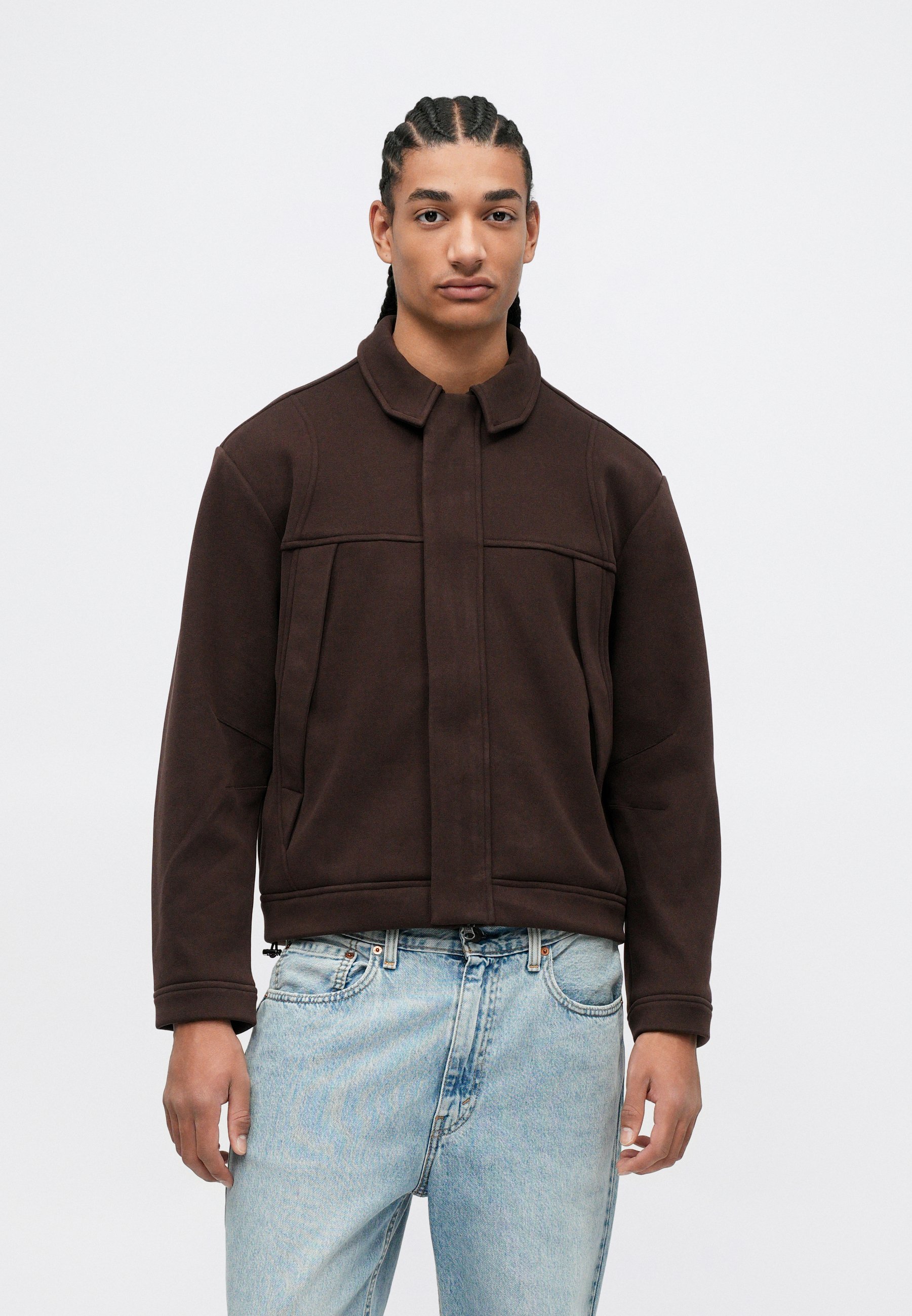 The New Originals WAVE JACKET - Light jacket - acid brown/brown