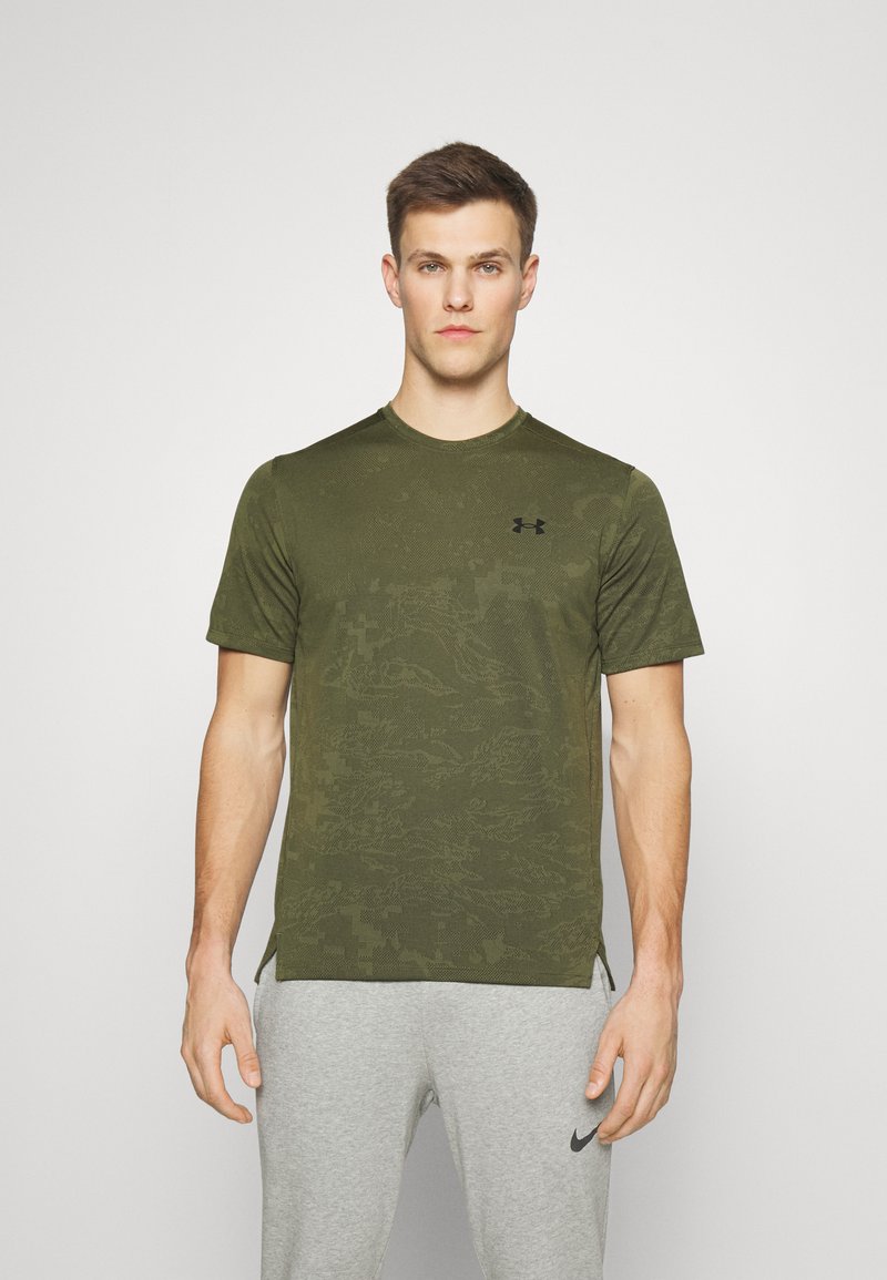 Under Armour TECH VENT JACQUARD SS Sports Tshirt marine od green