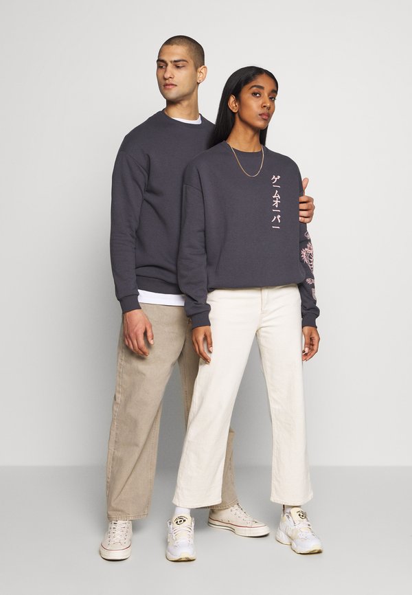 SLEEVES DRAGON CNECK - Sweatshirt - dark gray2