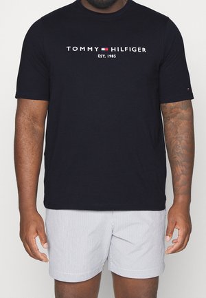 Print T-shirt - dark blue