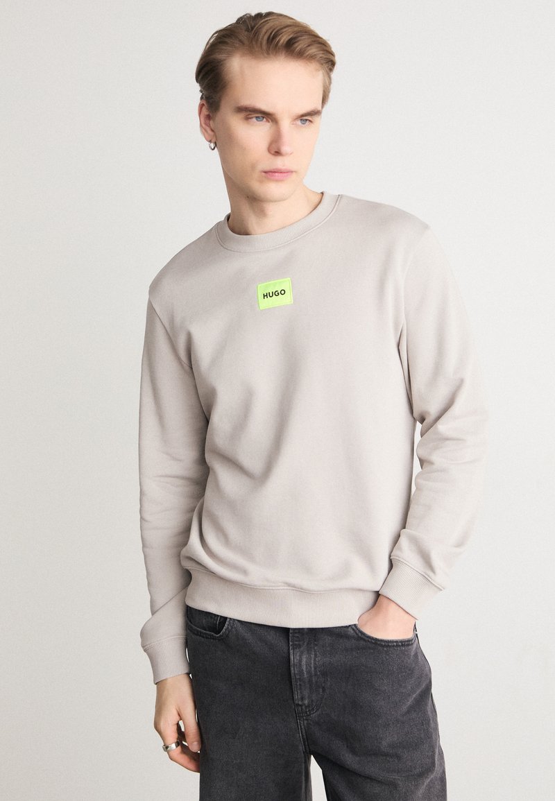 HUGO DIRAGOL - Bluză de molton - light/pastel grey
